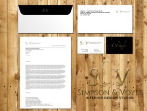 Logo Design by torresace for Simpson & Voyle Interior Design | Design: #17358494