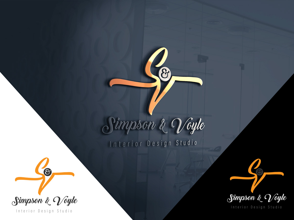 Logo Design by Bia Artist for Simpson & Voyle Interior Design | Design #17361636