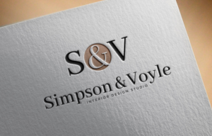 Logo Design by Atec for Simpson & Voyle Interior Design | Design: #17365824