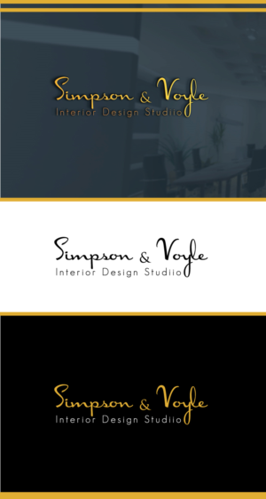 Logo Design by graphic mind for Simpson & Voyle Interior Design | Design: #17368542