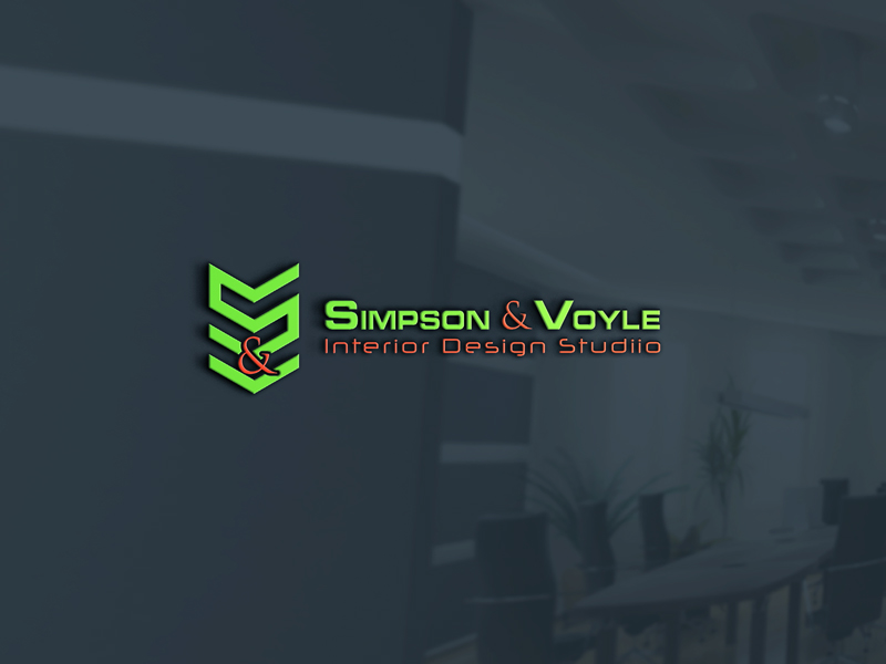 Logo Design by graphic mind for Simpson & Voyle Interior Design | Design #17368867