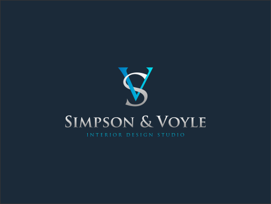 Logo Design by DoMadic for Simpson & Voyle Interior Design | Design #17381042