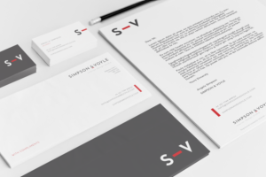 Logo Design by Matt Bradshaw for Simpson & Voyle Interior Design | Design #17368622