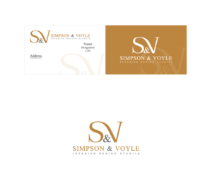 Logo Design by Deep Night for Simpson & Voyle Interior Design | Design: #17358495