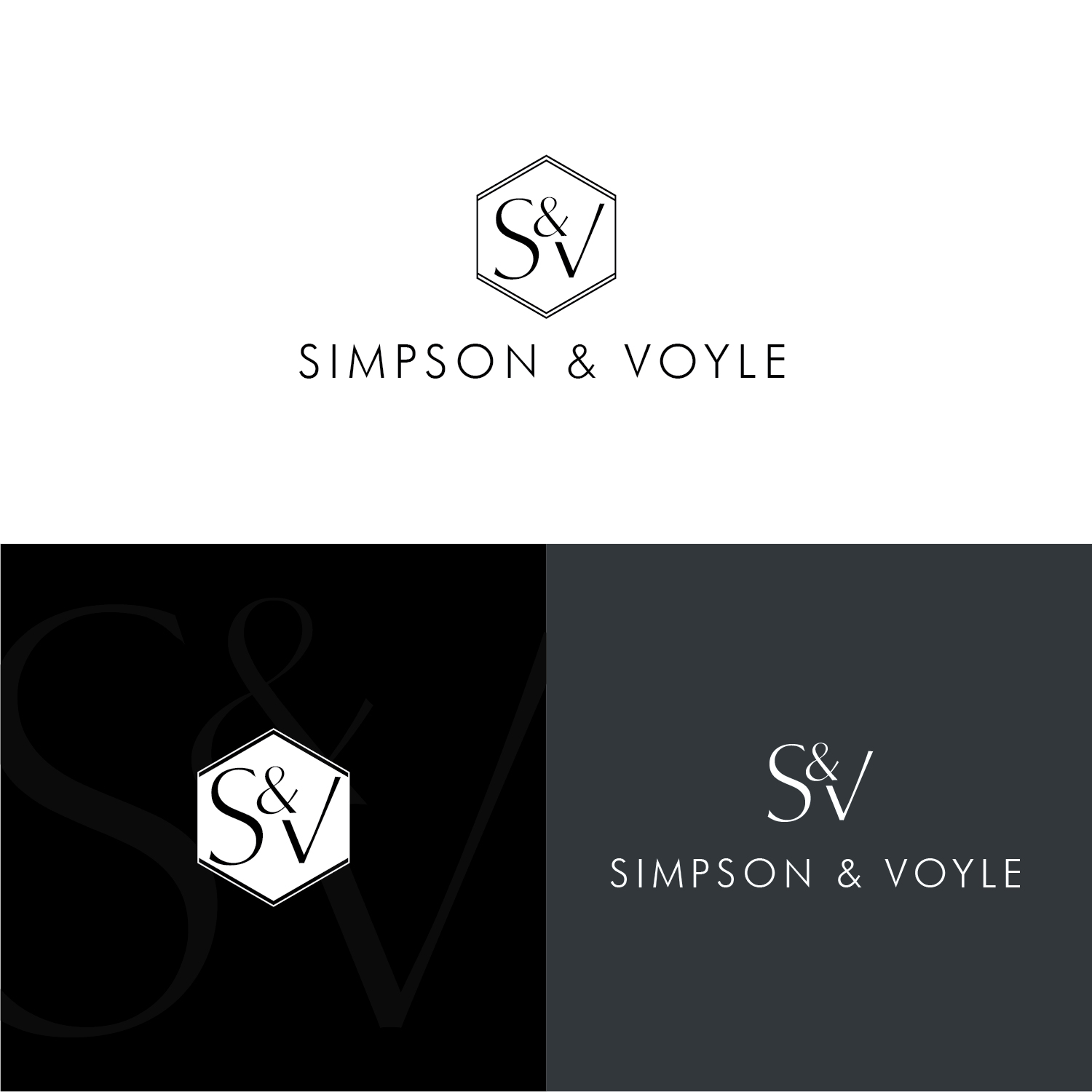 Logo Design by Muhammad Imran 3 for Simpson & Voyle Interior Design | Design #17362001