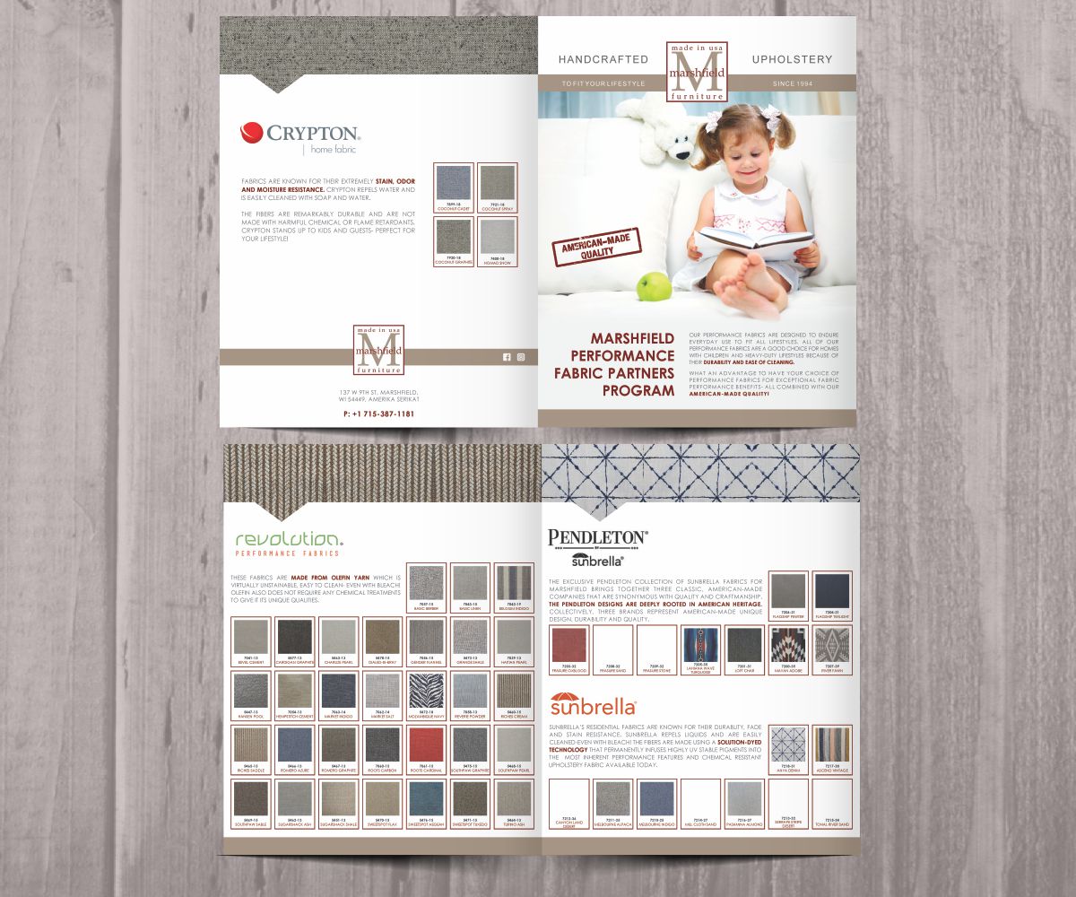Diseño de Brochure por Cut and Glue para Marshfield Furniture | Diseño #17342405