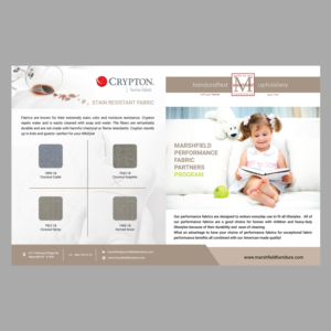 Broschüren-Design von Axmal_Etalon für Marshfield Furniture | Design: #17349182