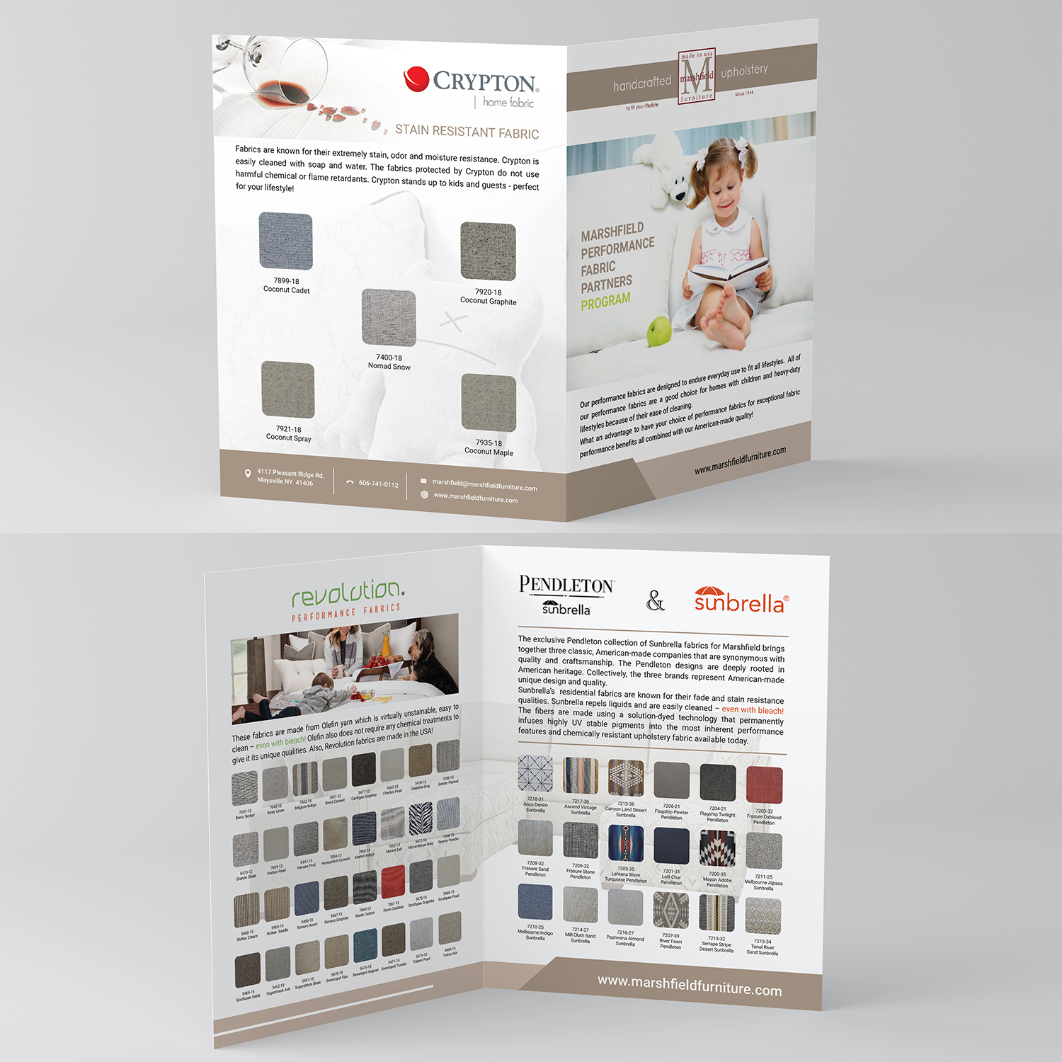 Design de Brochure par Axmal_Etalon pour Marshfield Furniture | Design #17390305