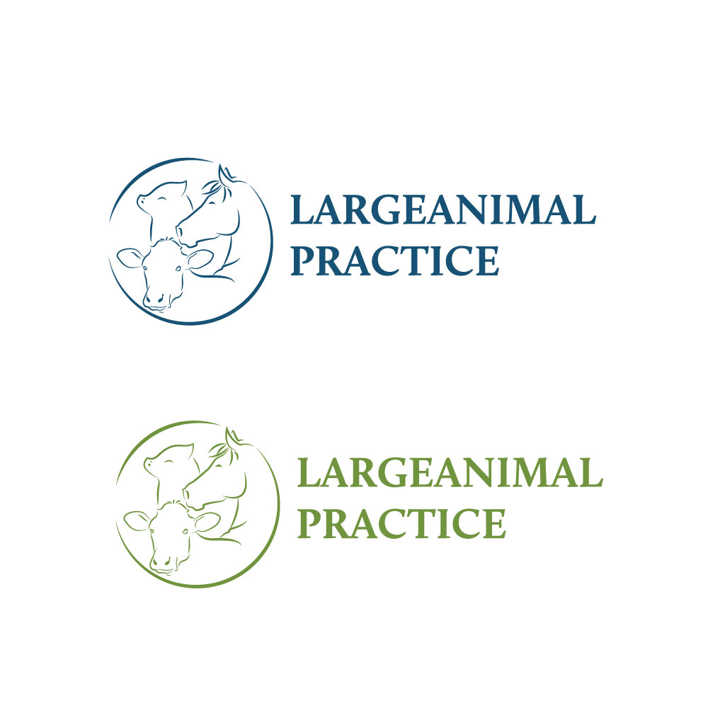 Logo Design by zouhair Art for Large Animal Practice | Design #17357041