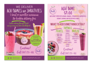 Flyer Design by leuchi for What The Fruits | Design #17355226