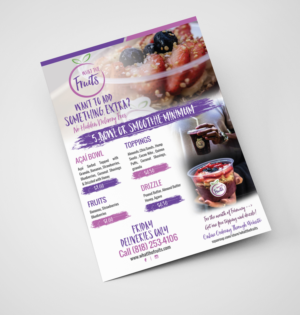 Flyer Design by Dexter Solutions for What The Fruits | Design: #17445344