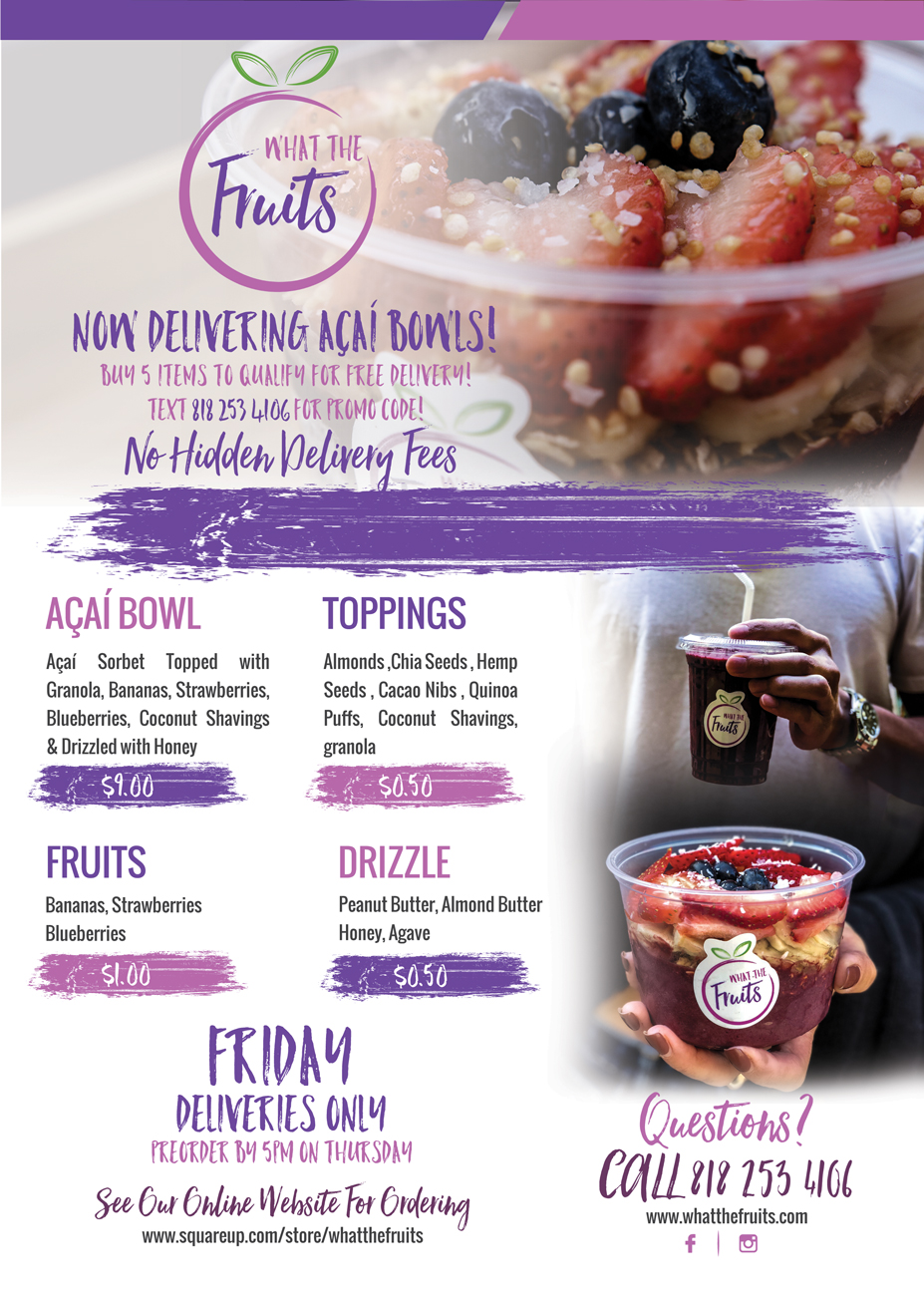 Flyer Design by Dexter Solutions for What The Fruits | Design #17500743