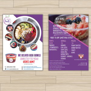 Flyer Design by Spydaman for What The Fruits | Design: #17571686