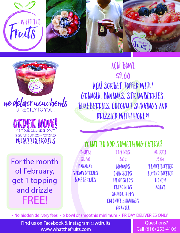 Flyer Design by lindad3019 for What The Fruits | Design #17369739