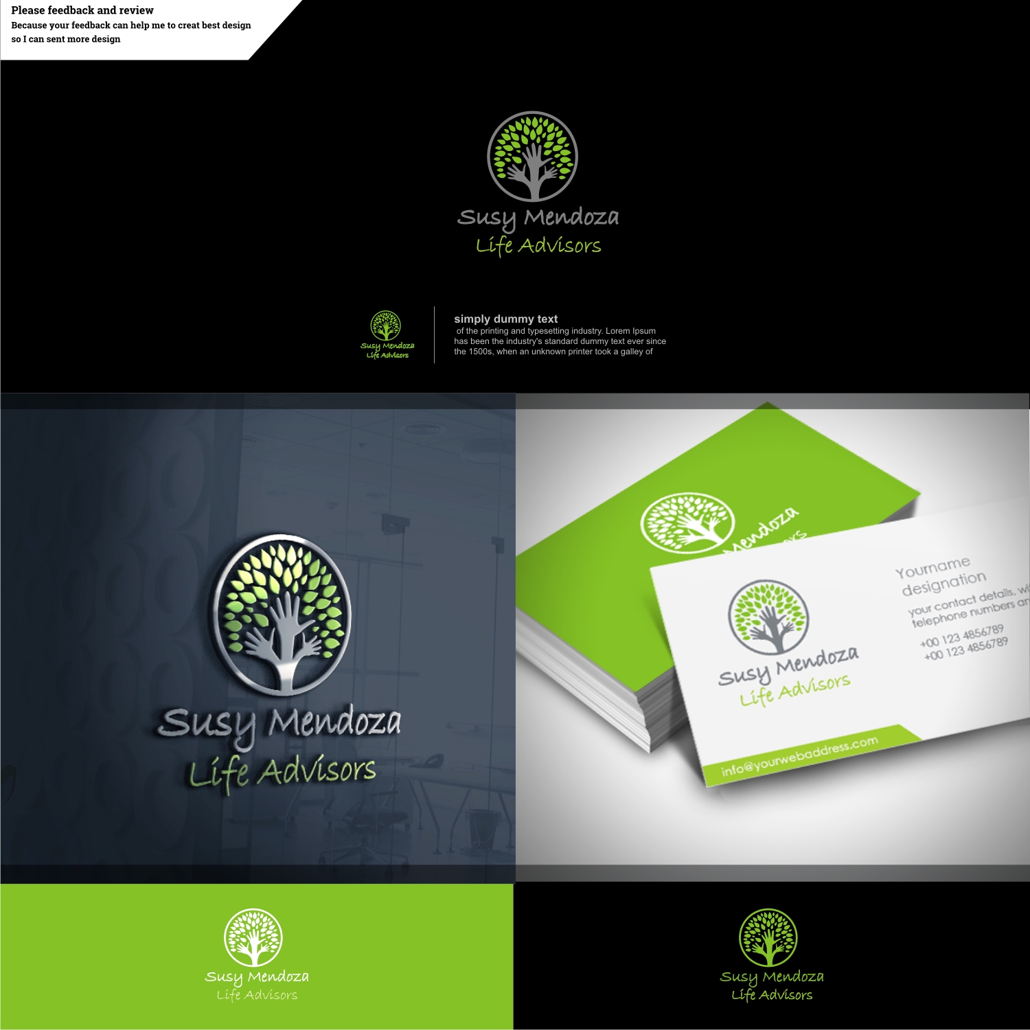 Logo Design by tjahyoahmad™ for Susy Mendoza Asesores de Vida | Design #17361792