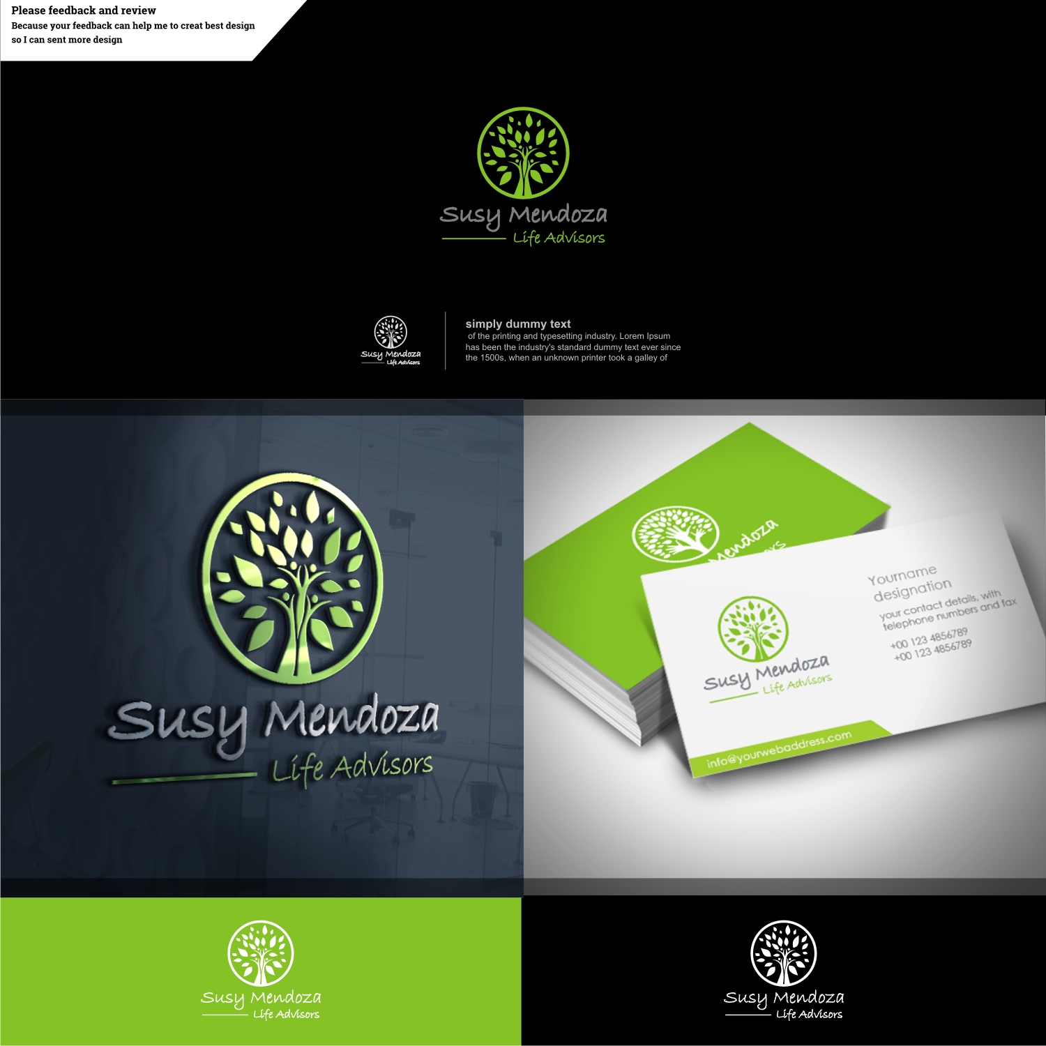Logo Design by tjahyoahmad™ for Susy Mendoza Asesores de Vida | Design #17361808