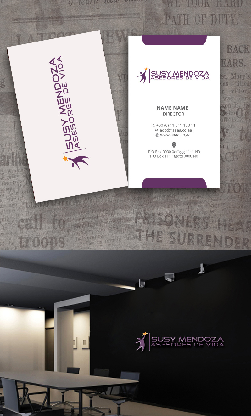Logo Design by zebronicgraphic for Susy Mendoza Asesores de Vida | Design #17364896
