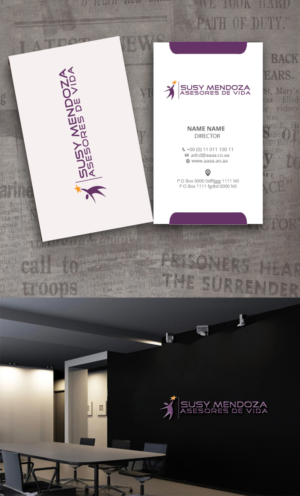 Logo Design by zebronicgraphic for Susy Mendoza Asesores de Vida | Design: #17364896