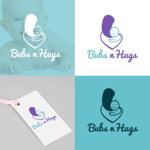 Bubs n Hugs | Logo Design by Maher Sh