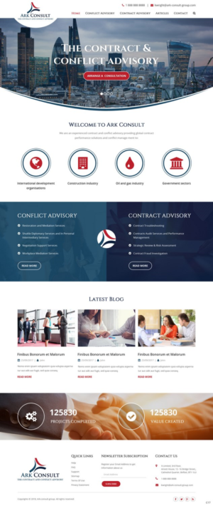 Website transfer and revamp for consultancy
