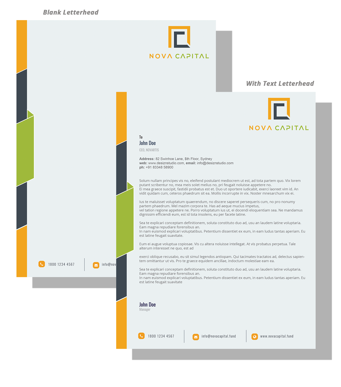 Letterhead Design by Expert Designer for this project | Design #17377374