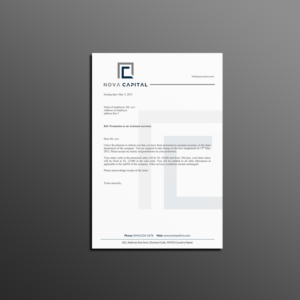 Letterhead Design by Creations Box 2015 for this project | Design: #17383079