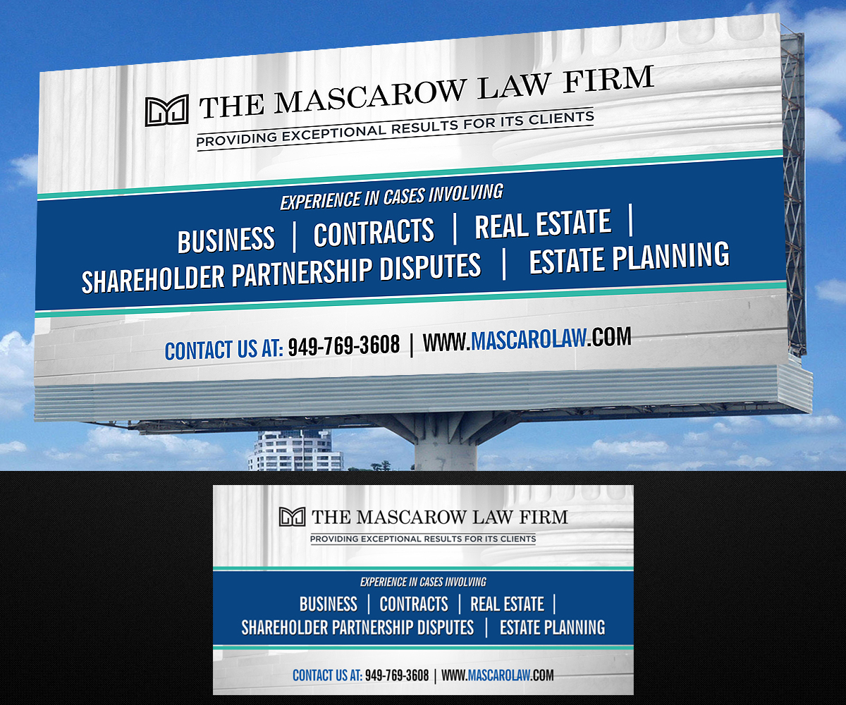 Diseño de Señalética por Designers Hub para Mascaro Law Firm | Diseño #17424760