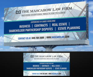 Signage Design by Designers Hub for Mascaro Law Firm | Design: #17424886