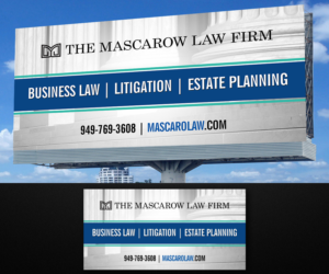 Signage Design by Designers Hub for Mascaro Law Firm | Design: #17428273