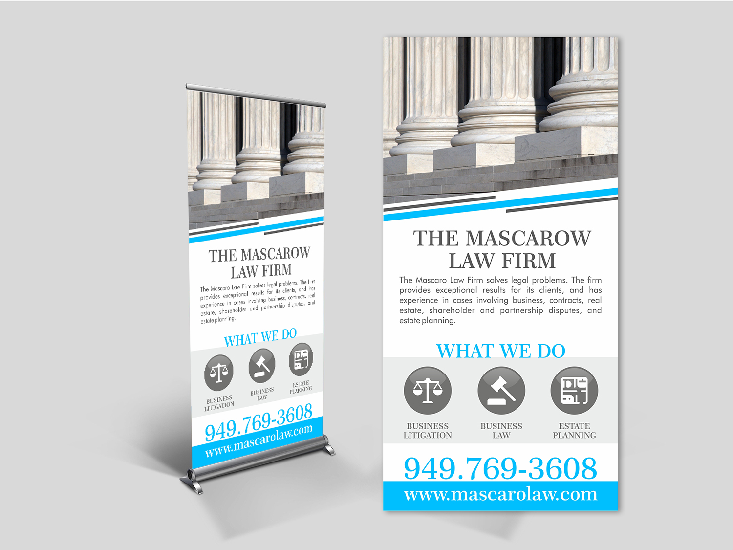 Diseño de Señalética por ecorokerz para Mascaro Law Firm | Diseño #17360680