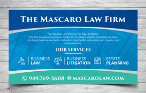 Signage Design by ecorokerz for Mascaro Law Firm | Design: #17363657