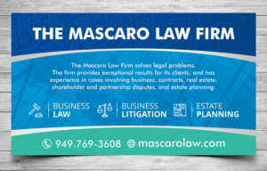 Diseño de Señalética por ecorokerz para Mascaro Law Firm | Diseño: #17400663