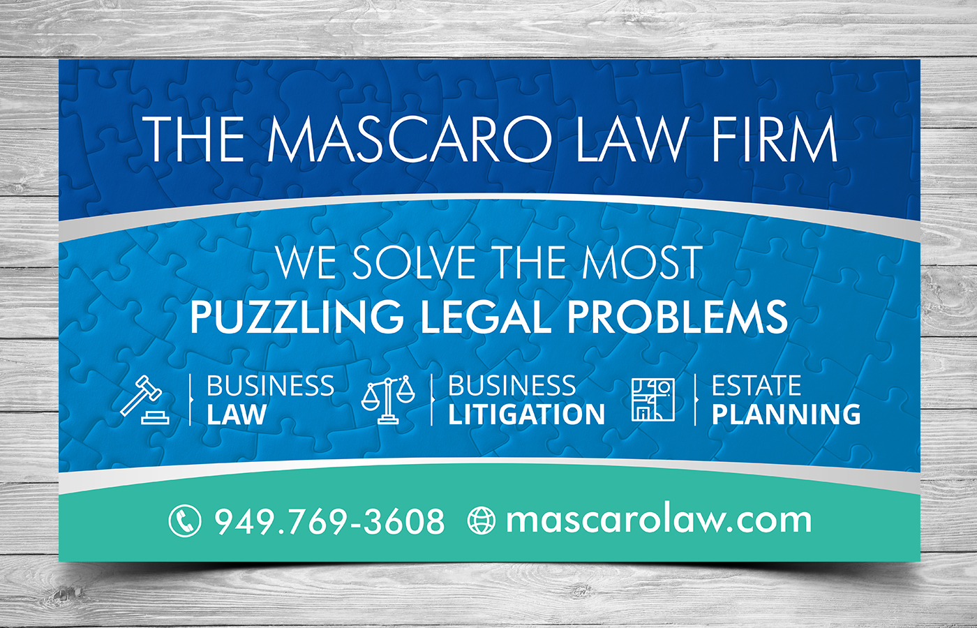 Diseño de Señalética por ecorokerz para Mascaro Law Firm | Diseño #17408873