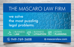 Diseño de Señalética por ecorokerz para Mascaro Law Firm | Diseño: #17418519