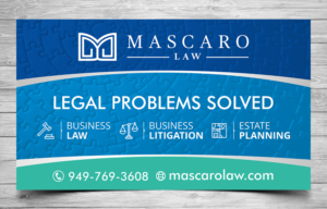Diseño de Señalética por ecorokerz para Mascaro Law Firm | Diseño: #17459944