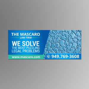 Signage Design by Aurora:) for Mascaro Law Firm | Design: #17413605