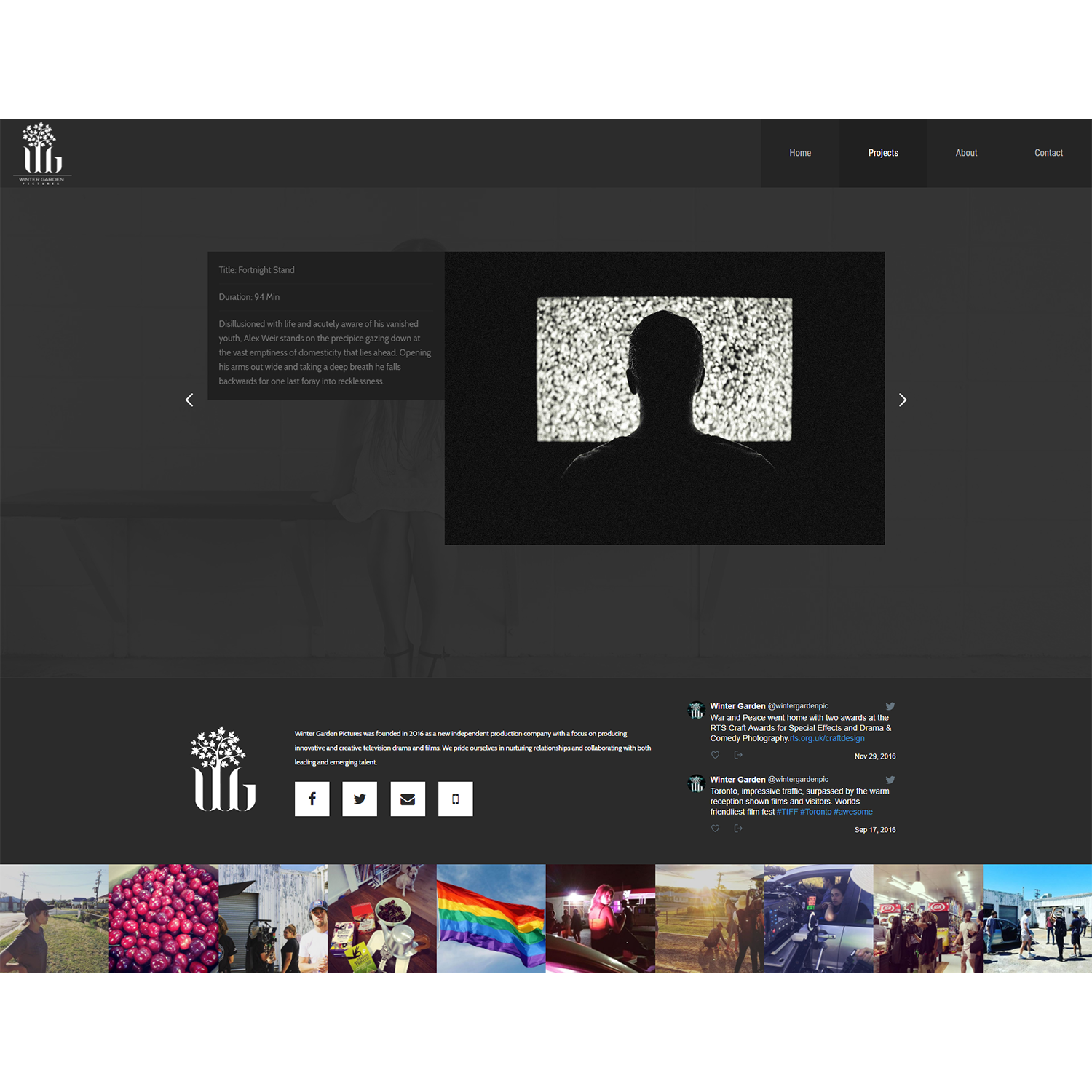 Web Design by adnanf2 for Winter Garden Pictures Ltd. | Design #17412293