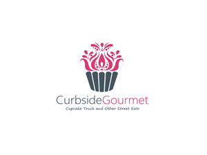 Logo needed for Curbside Gourmet cupcake and dessert Truck | Logo Design by ArtCrowd™