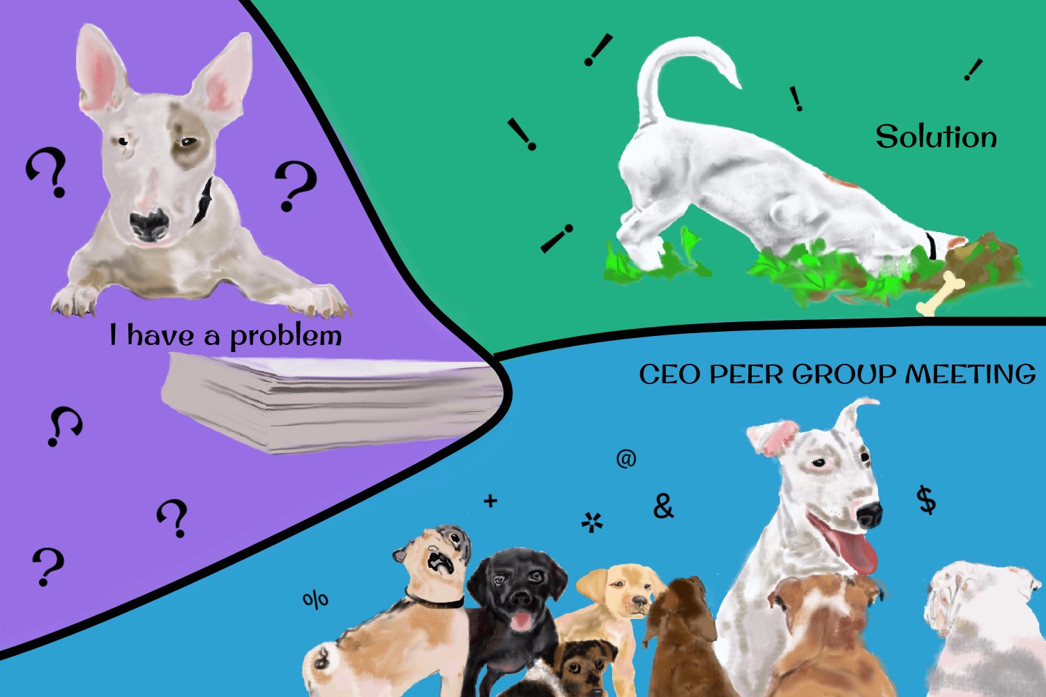 Illustration Design by JL Designing for Team Of CEOs | Design #17405731