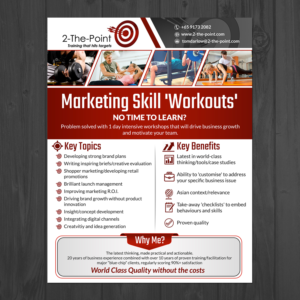 Design de Flyer par aspiremedia pour 2-the-Point Marketing Pte Ltd | Design : #17357142
