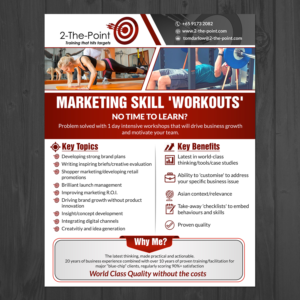 Diseño de Flyer por aspiremedia para 2-the-Point Marketing Pte Ltd | Diseño: #17383836