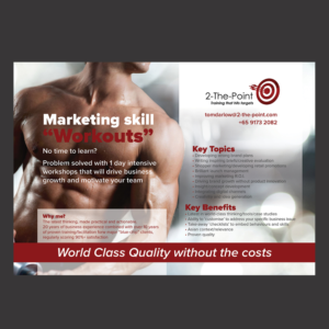 Diseño de Flyer por banedsgn para 2-the-Point Marketing Pte Ltd | Diseño: #17387183