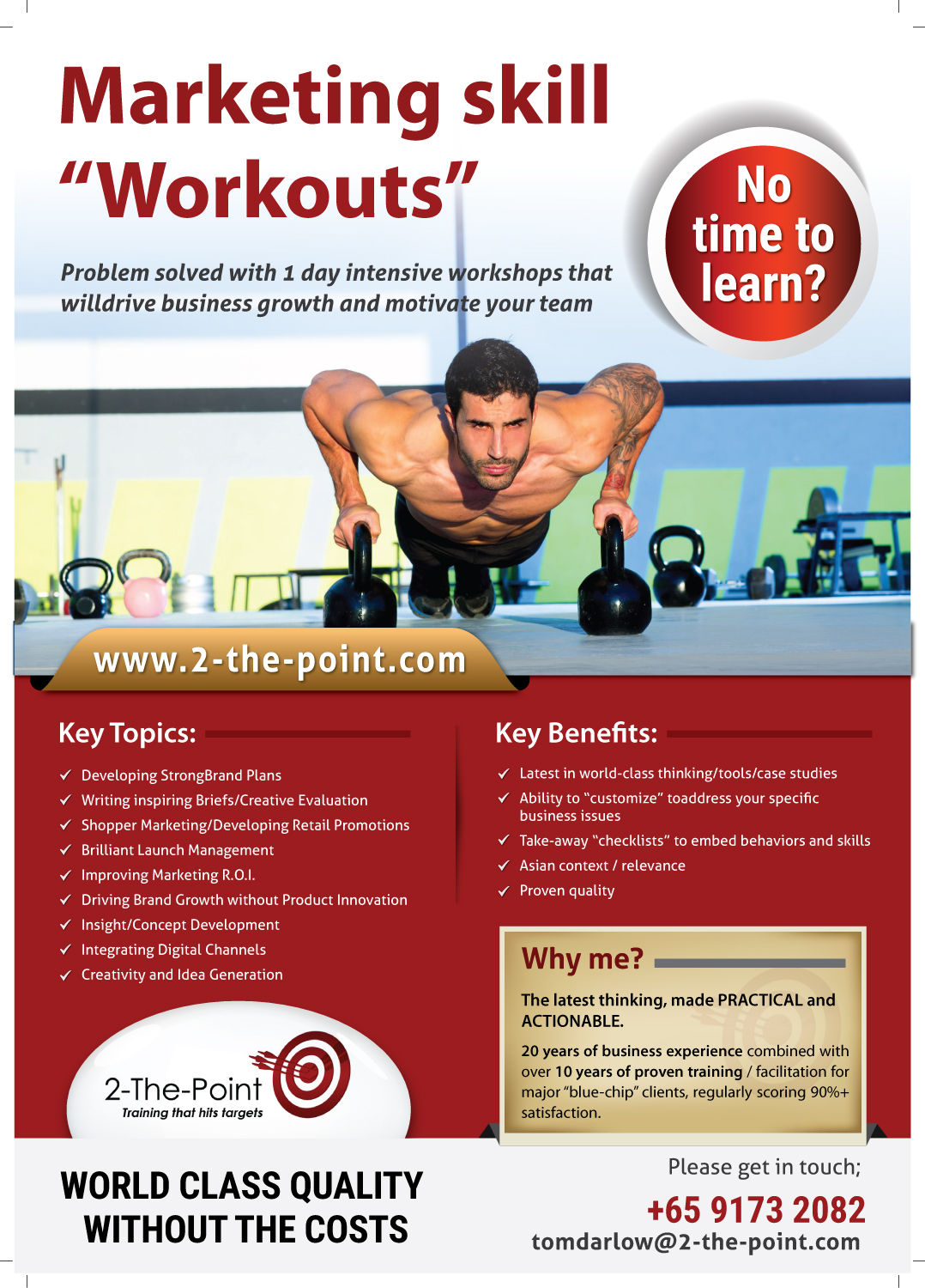Flyer Design by meet007 for 2-the-Point Marketing Pte Ltd | Design #17357133