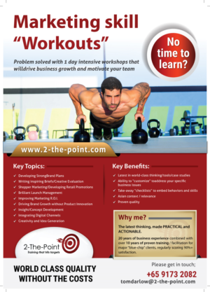 Diseño de Flyer por meet007 para 2-the-Point Marketing Pte Ltd | Diseño: #17357133