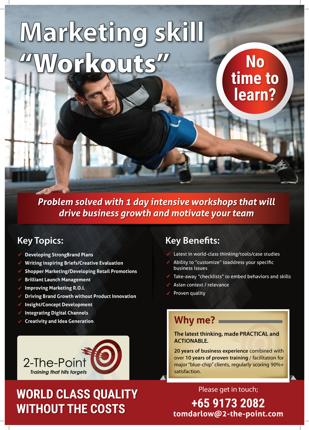 Diseño de Flyer por meet007 para 2-the-Point Marketing Pte Ltd | Diseño #17357280