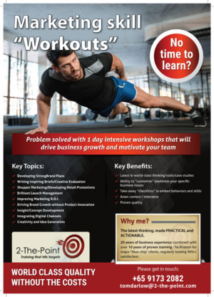 Diseño de Flyer por meet007 para 2-the-Point Marketing Pte Ltd | Diseño: #17357280