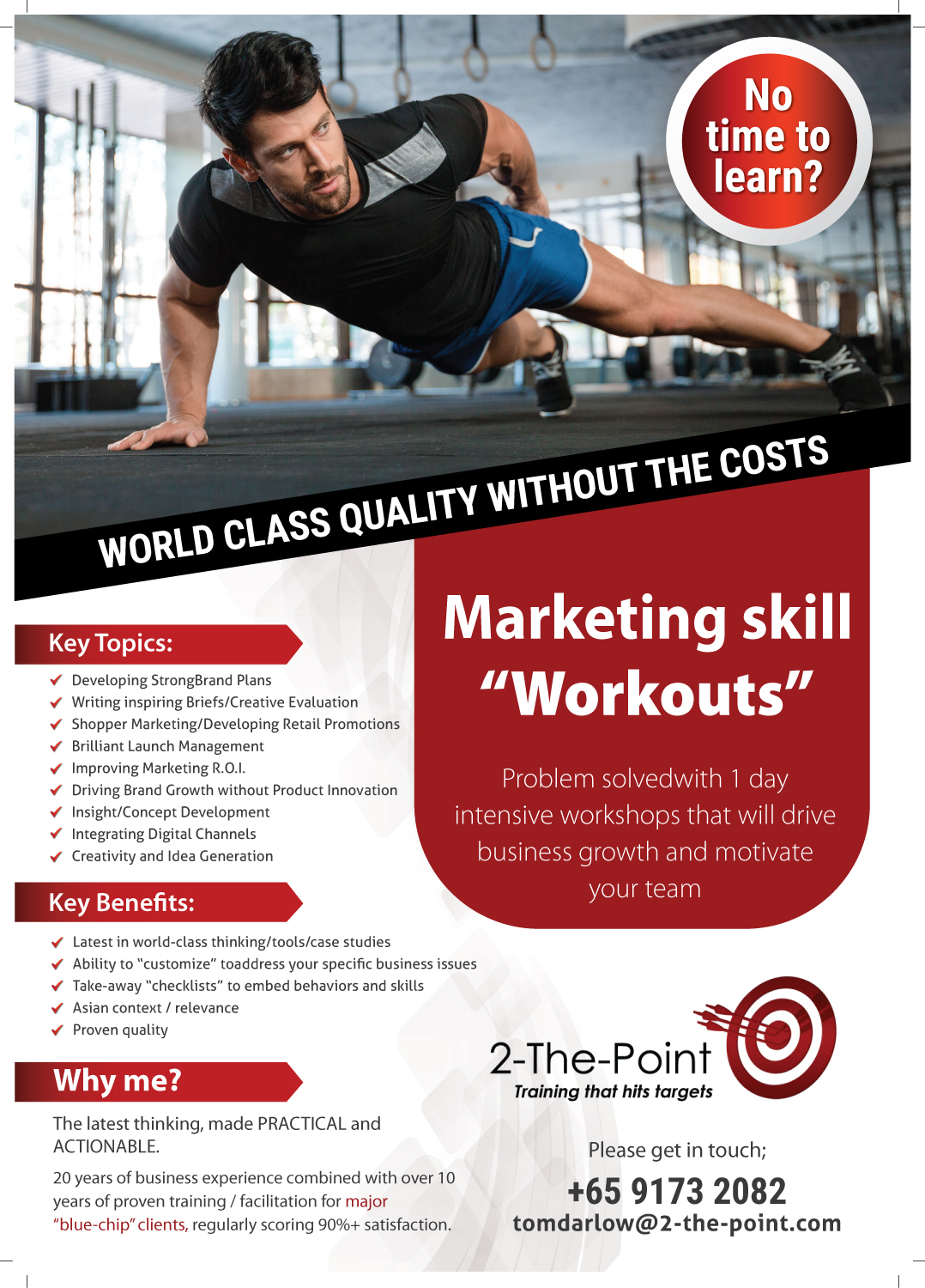 Design de Flyer par meet007 pour 2-the-Point Marketing Pte Ltd | Design #17357520