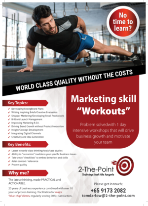 Design de Flyer par meet007 pour 2-the-Point Marketing Pte Ltd | Design : #17357520