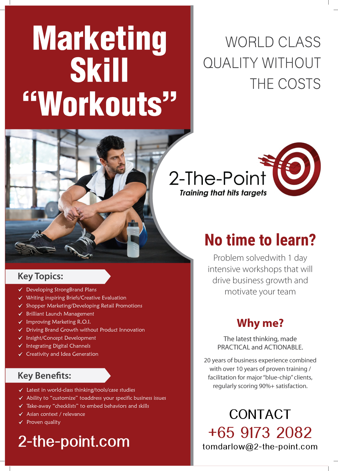 Design de Flyer par meet007 pour 2-the-Point Marketing Pte Ltd | Design #17357560