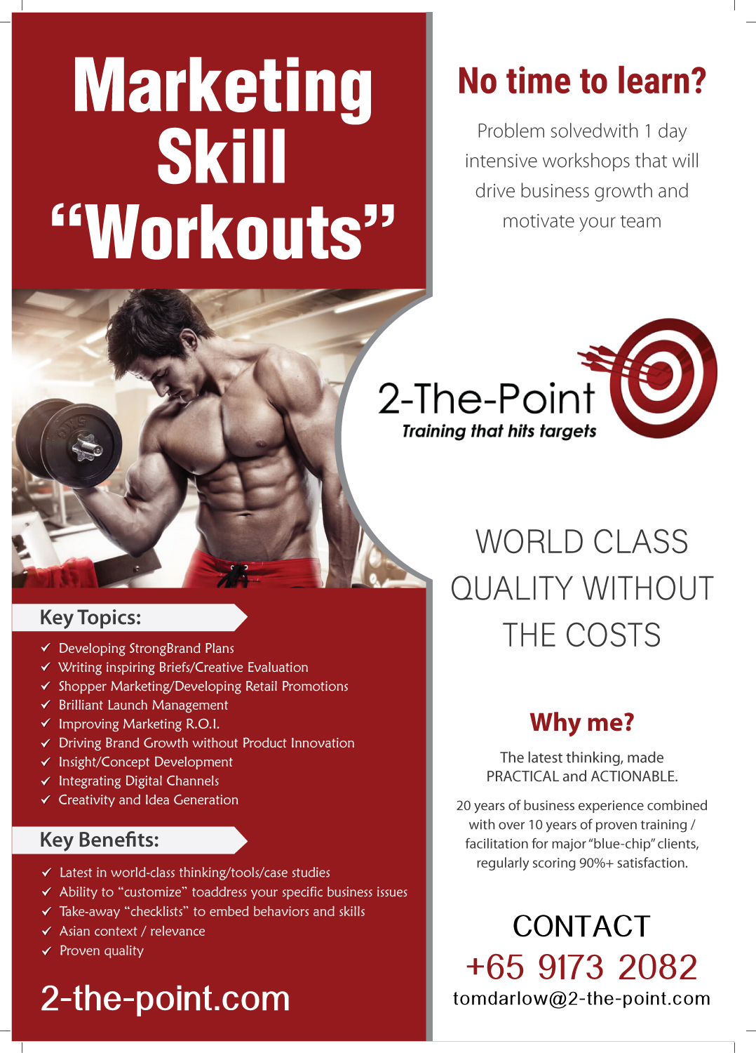 Design de Flyer par meet007 pour 2-the-Point Marketing Pte Ltd | Design #17383990